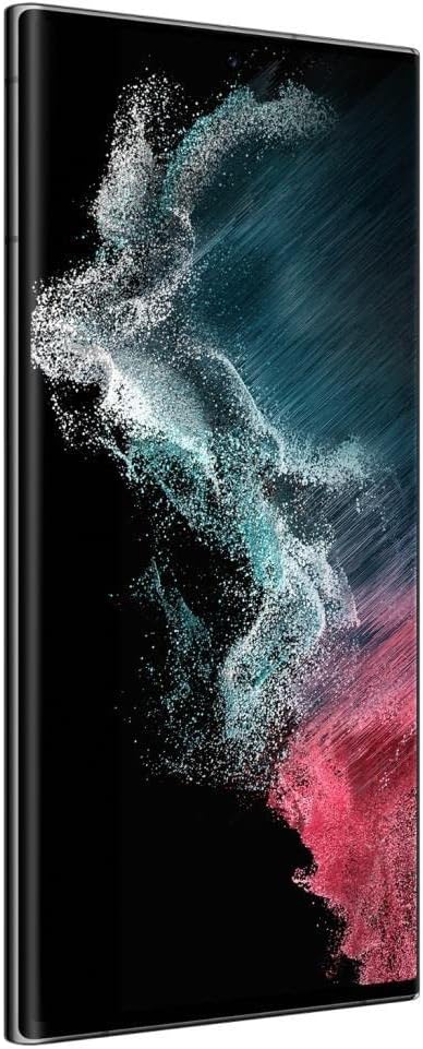 SAMSUNG (Renewed) Galaxy S22 Ultra SM-S9080 12GB 512GB Dual SIM and ESIM 5G Smartphone Phantom Black - International Version