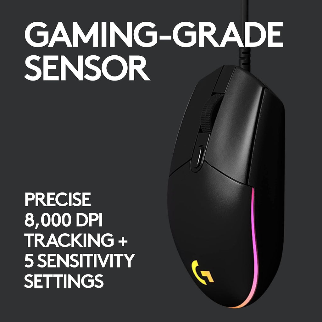 Logitech G102 Gaming Mouse — Black