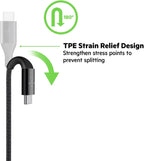 Belkin 1.2 M Mixit Duratek Usb-C Cable Built With Dupont Kevlar - Black, F2Cu050Bt04, 4 Feet