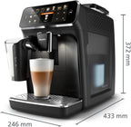 Philips 5400 Series Espresso Machine - Coffee Bean - LatteGo Milk Frother, 12 Coffee Specialities, Intuitive Display, 4 User Profiles, Black (EP5441/50) — Black