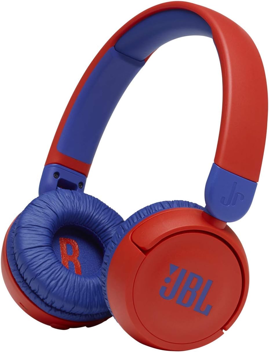 JBL JR310BT Wireless Kids Headphones — Red