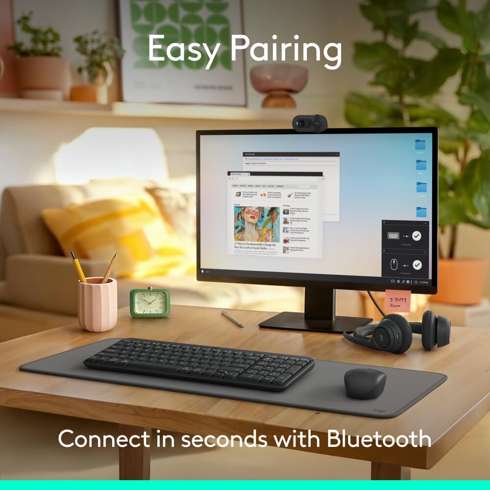 Logitech MK250 Keyboard and Mouse Combo — Graphite