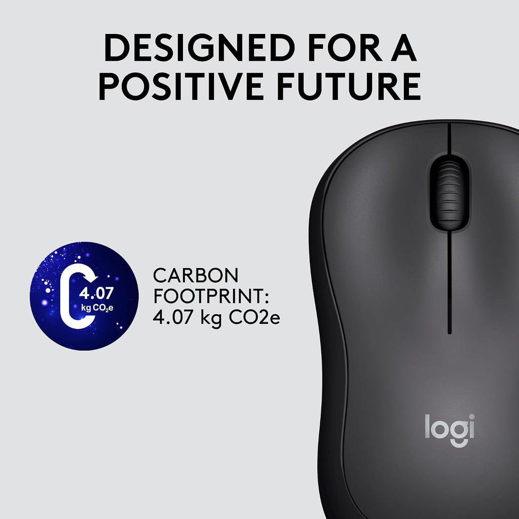 Logitech M220 Wireless Mouse — Grey