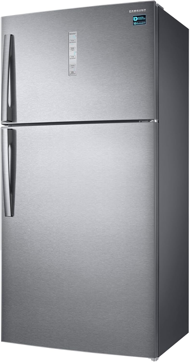Samsung 810L Gross Top Mount Refrigerator, RT58K7057SL/AE, Easy Clean Steel, Twin Cooling Plus, 10 Year Warranty on Digital Inverter Compressor (UAE version)