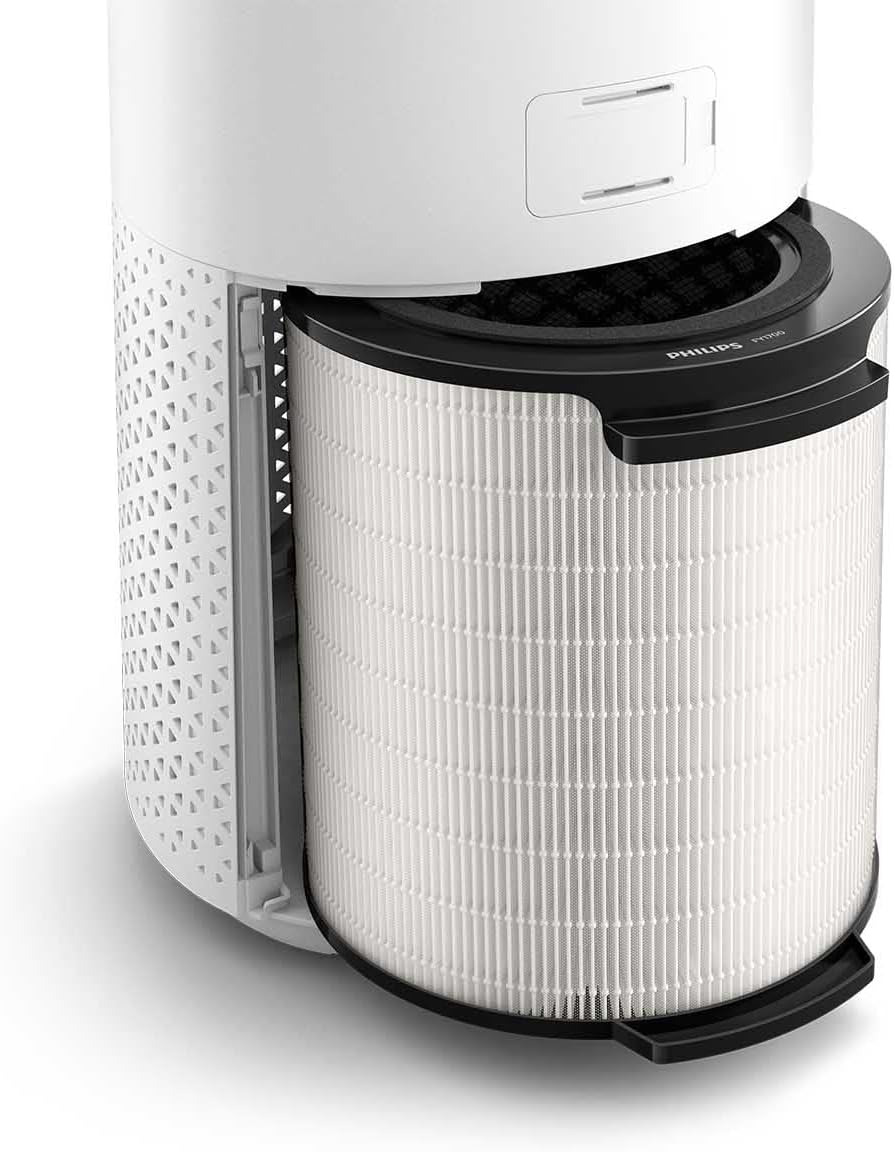 Philips Air Purifier, For Rooms Up To 78m², 300m³/h CADR, Sleep Mode — White