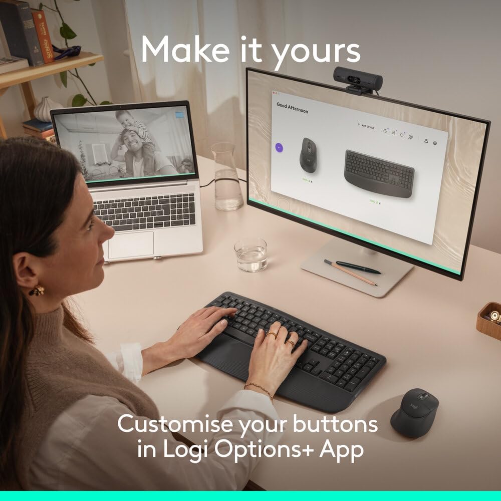 Logitech MK880 Keyboard and Mouse Combo — Graphite