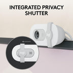 Logitech BRIO 100 Webcam — Off White