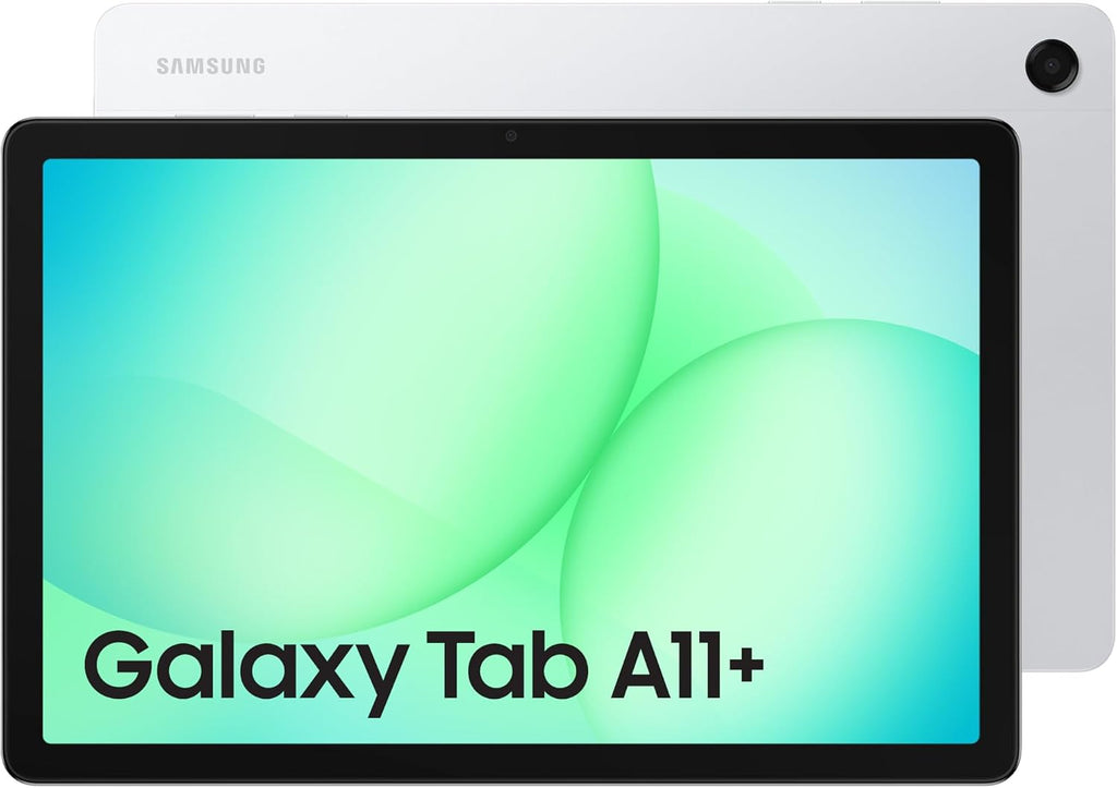 Samsung Galaxy Tab A11+, 5G, Android Tablet, Silver, 8GB RAM, 256GB Storage, 11" Screen (UAE Version)
