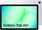 Samsung Galaxy Tab A11+, 5G, Android Tablet, Silver, 8GB RAM, 256GB Storage, 11" Screen (UAE Version)