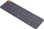 Baseus Wireless Keyboard for Desktops, K01B Tri-Mode Wireless Multi-Device Keyboard, Ultra-Slim Keyboard for Computer, Desktop, PC, Laptop and Windows