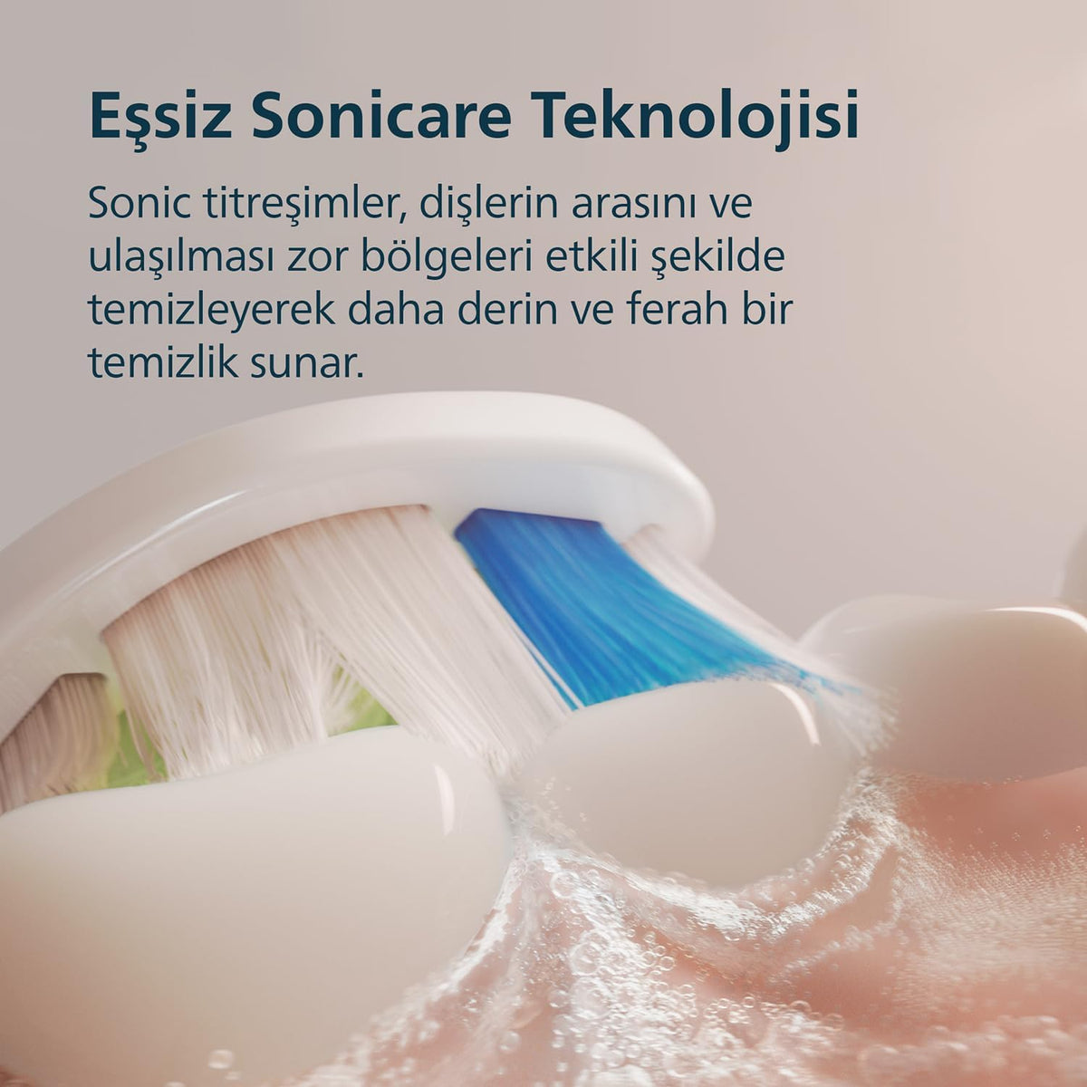 Philips Sonicare 5300 Electric Toothbrush HX7108/03, White, Next-Generation Sonicare Technology, Pressure Sensor, 2 Intensity Levels, Travel Case Included, 2 Brush Heads — White