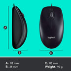 Logitech MK120 Keyboard and Mouse Combo — Black
