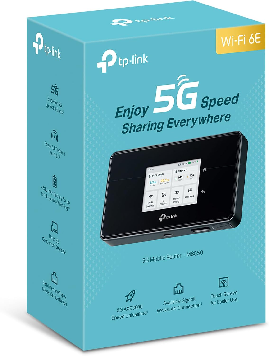 TP-Link M8550 5G LTE Mobiler WLAN Router