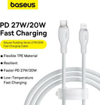 Baseus Pudding USB-C to Lightning Cable 20W — 1.2m — White