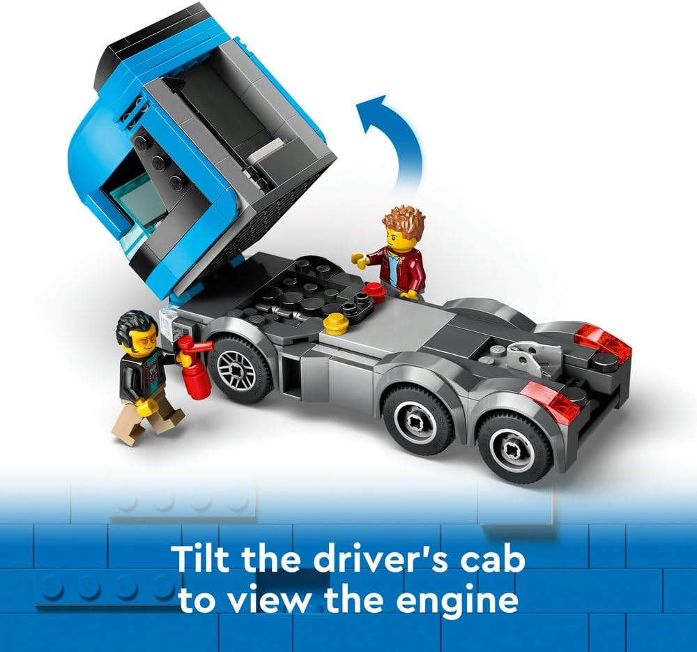 LEGO City Car Transporter Truck with Sports Cars 60408