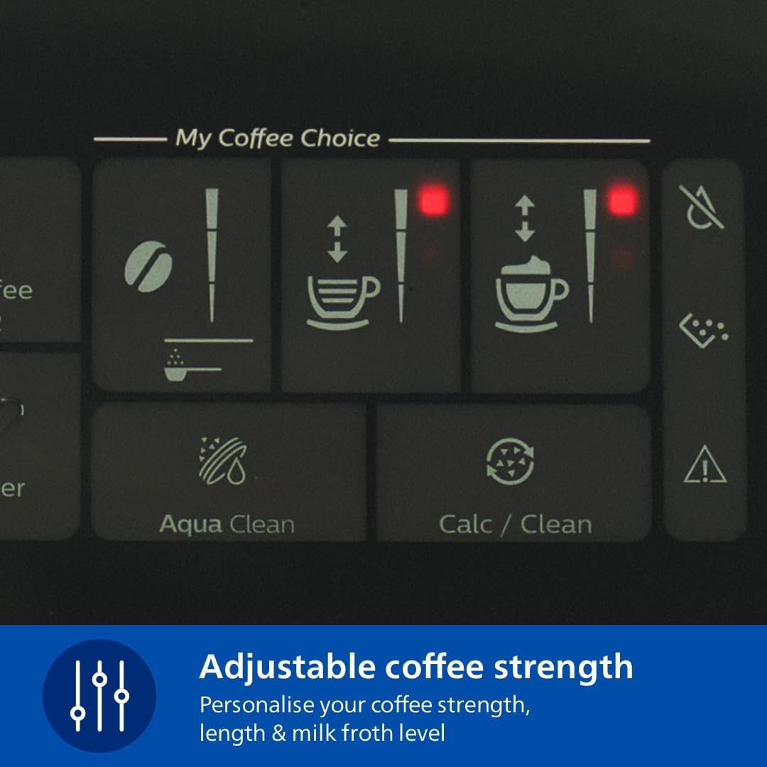 Philips EP3347/90 Series 3300 Espresso Machine, 1500W, LatteGo — Black Chrome