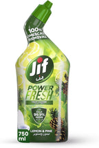 JIF Power Fresh Toilet Cleaner Liquid, Lemon & Pine, 750ml — front product image