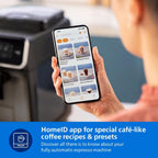 Philips Fully Automatic Coffee Machine, 20 Hot & Cold Beverages, 4 Profiles — Black