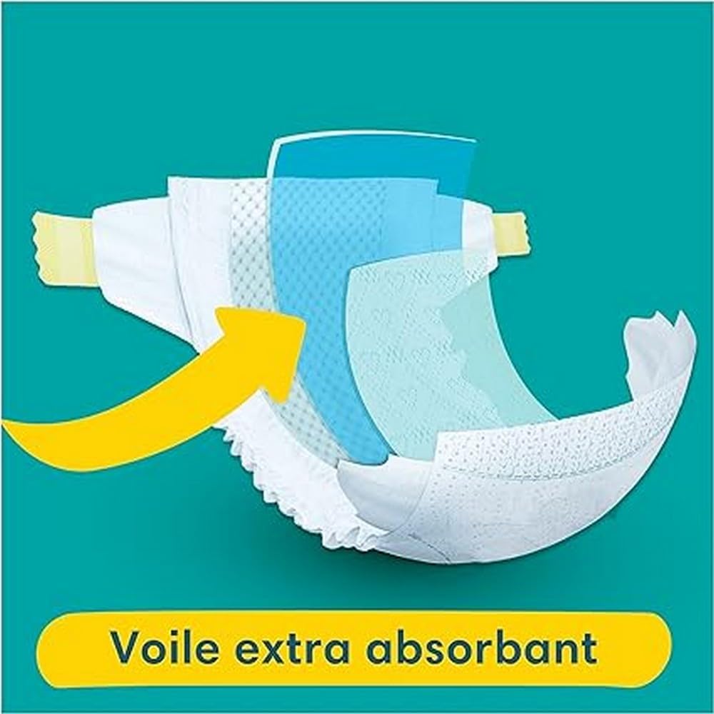 Pampers Nappies Size 4+ (10-15 kg) Baby-Dry, Maxi Plus, Monthly Box, Up to 12 Hours All-Round Leak Protection, Pack of 198