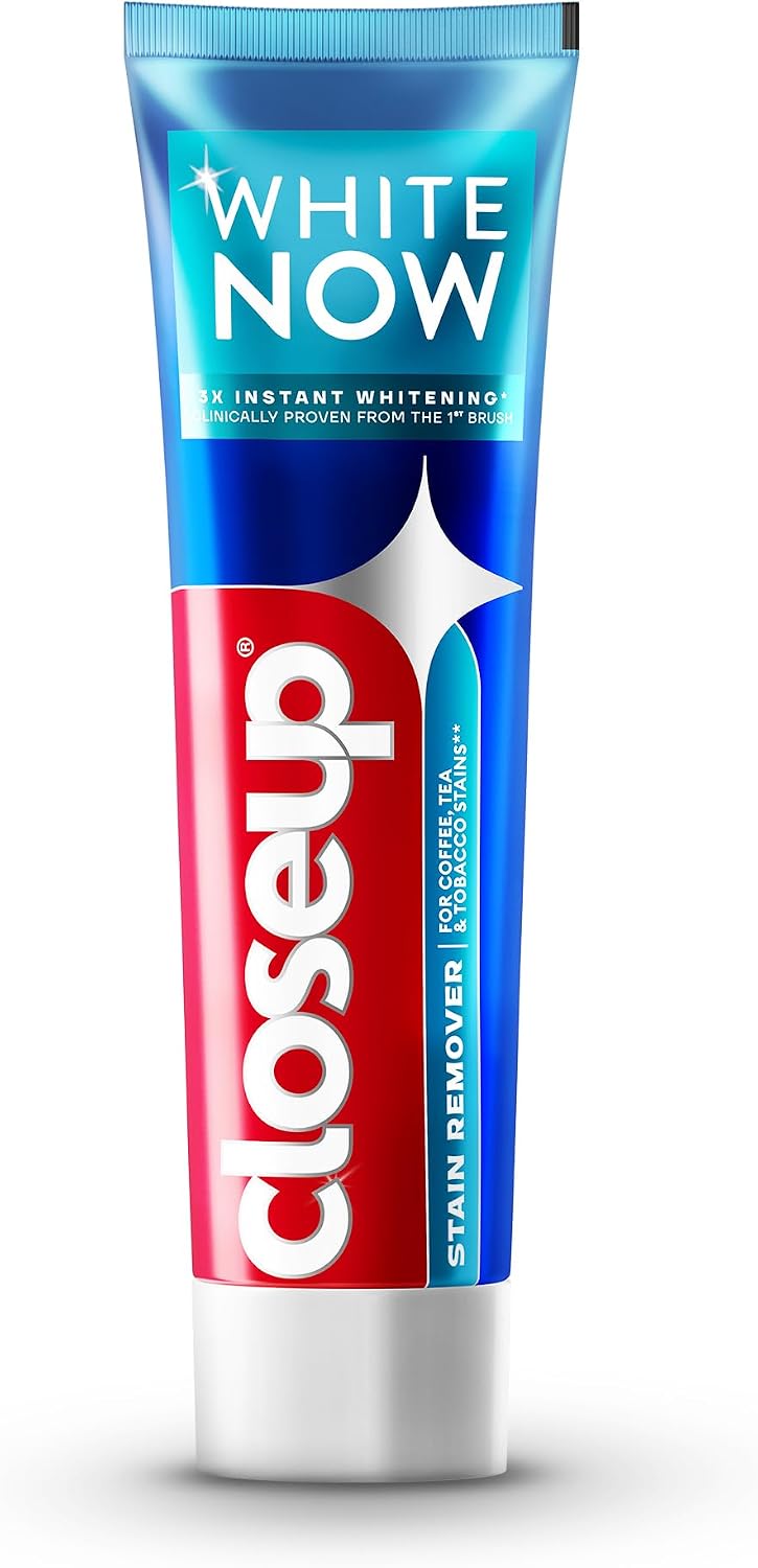 Closeup White Now Toothpaste, Stain Remover, 3x Instant Whitening from the First Brush, for Coffee, Tea and Tobacco Stains, 75ml — additional product view 2