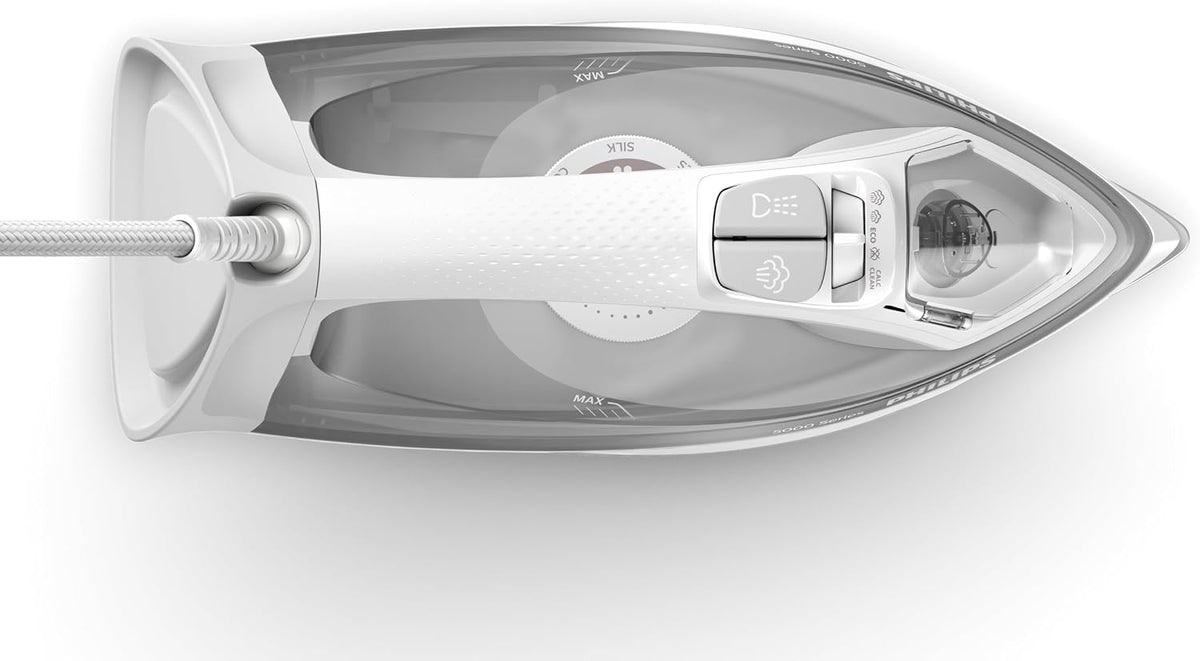 Philips Steam Iron 2400W, 40g/min Continuous Steam, 160g Steam Boost — Grey