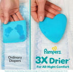Pampers Diapers Size 3, 66 Count - Swaddlers Overnights Disposable Baby Diapers, Super Pack (Packaging May Vary)