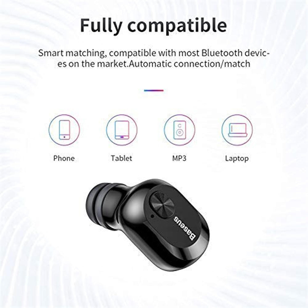Baseus Encok A03 Single-Ear Wireless Earphone — White