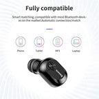 Baseus Encok A03 Single-Ear Wireless Earphone — White