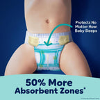 Pampers Diapers Size 3, 66 Count - Swaddlers Overnights Disposable Baby Diapers, Super Pack (Packaging May Vary)