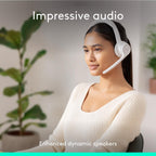 Logitech Zone 300 Headset — Off White