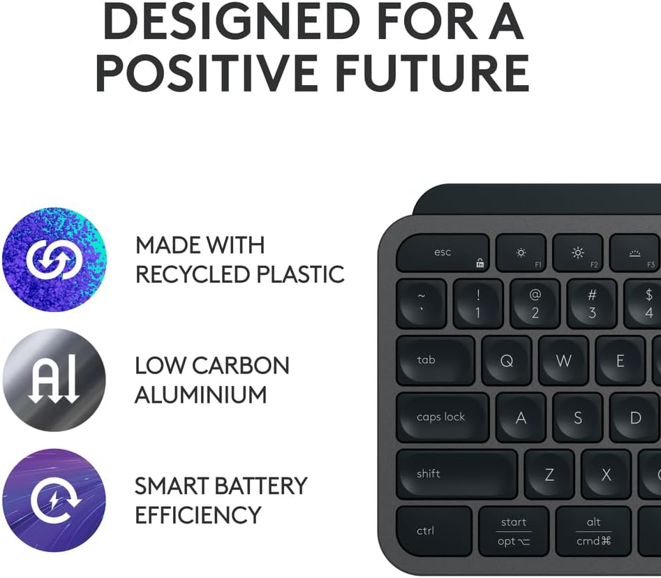 Logitech MX Keys S Keyboard — Graphite