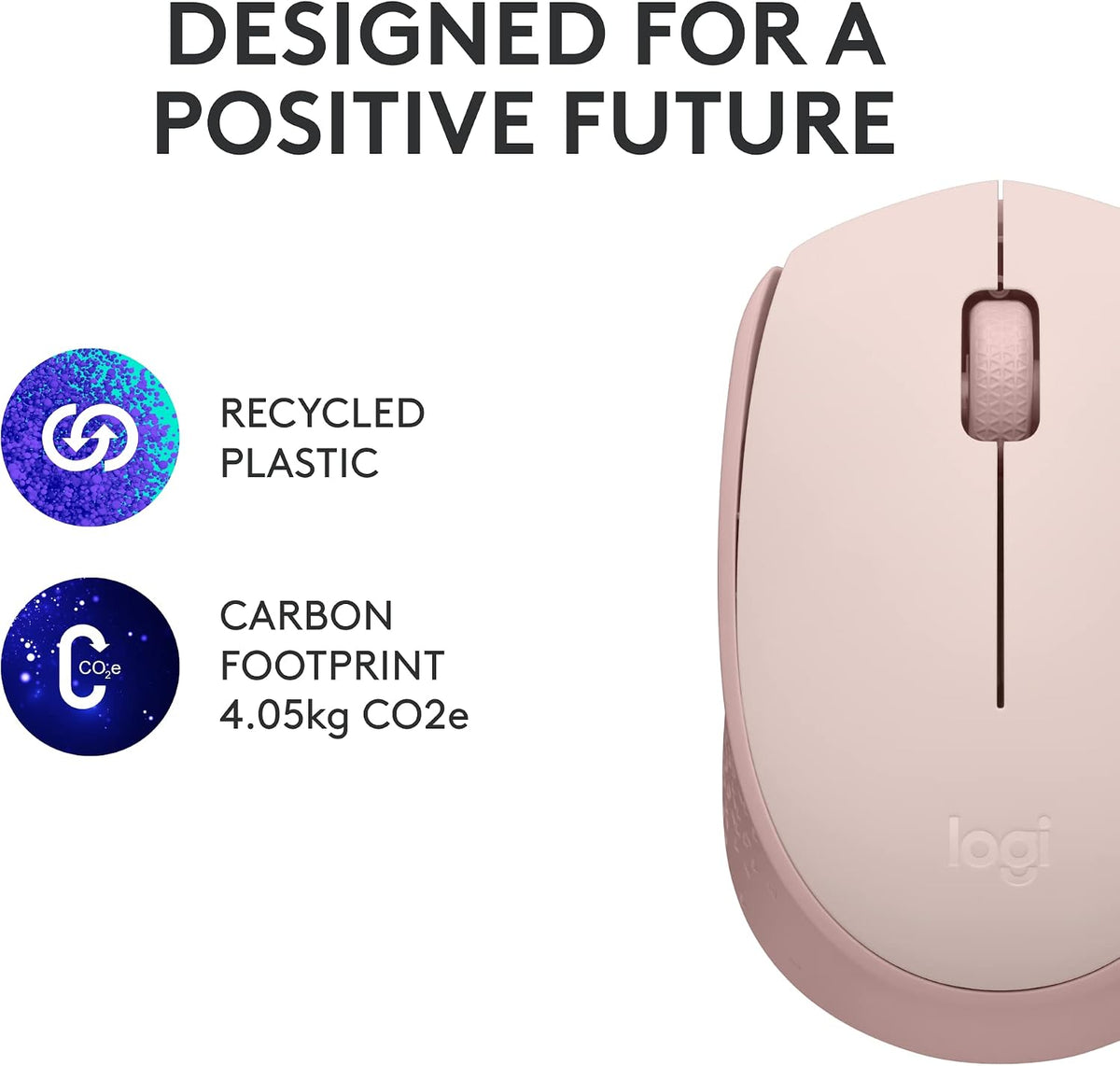 Logitech M171 Wireless Mouse — Rose