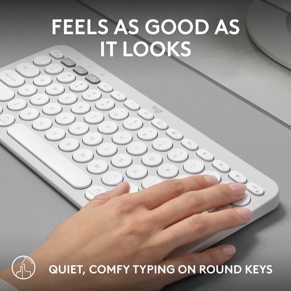 Logitech K380S Keyboard — White