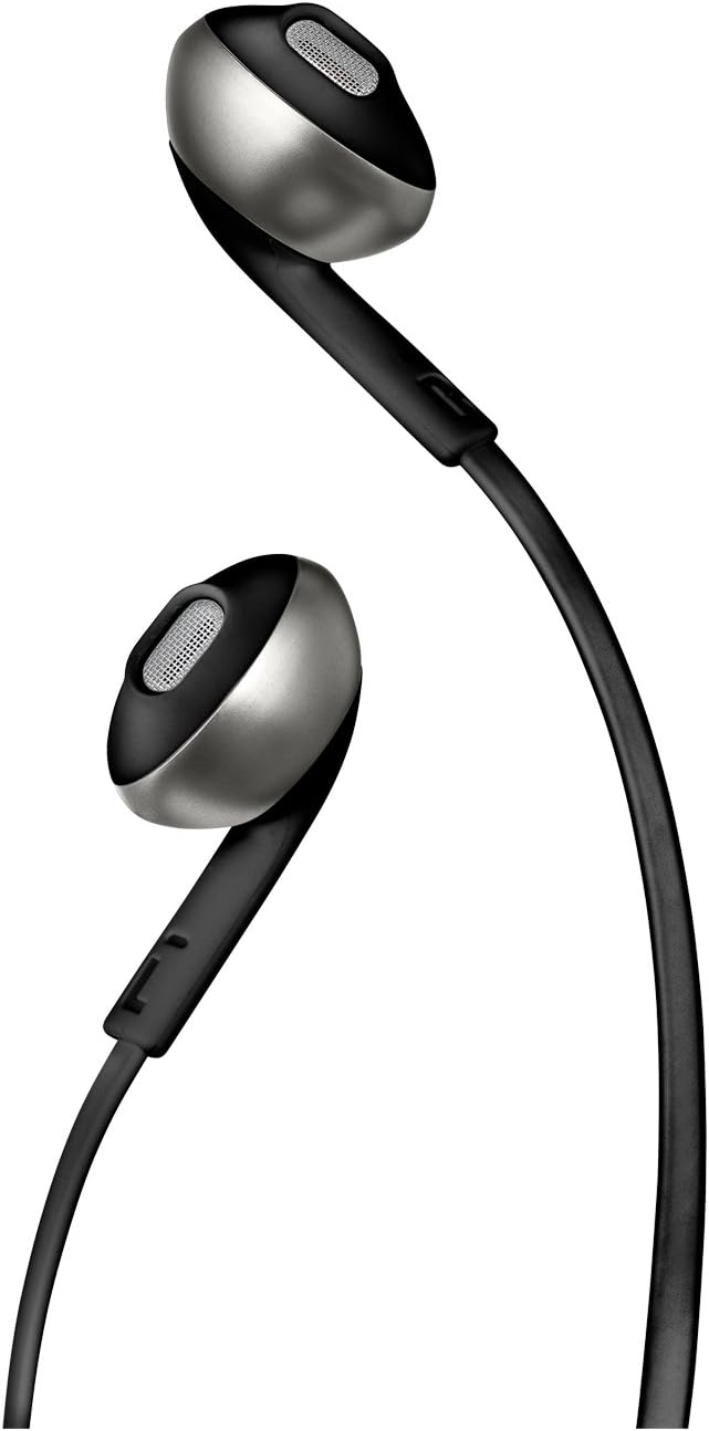 JBL T205 Wired In-Ear Headphones — Black
