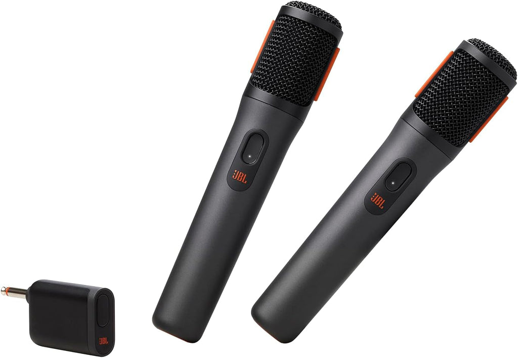 JBL PartyBox Rechargeable Wireless Microphones — Pair — Black