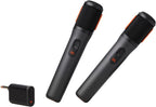 JBL PartyBox Rechargeable Wireless Microphones — Pair — Black