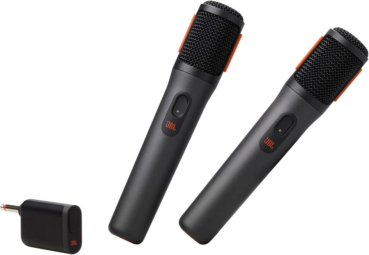 JBL PartyBox Rechargeable Wireless Microphones — Pair — Black