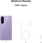 Samsung Galaxy A57 5G Android Smartphone, 128GB Storage, 8GB RAM, Awesome Lilac, 6x OS Upgrades, Large Display, 50MP Camera, Long Battery Life (UAE Version)