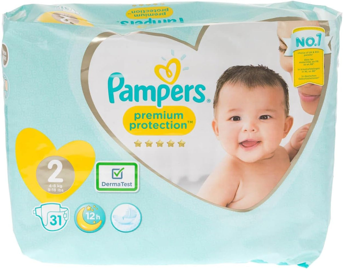 Pampers Premium Protection Nappies Size 2 31'S