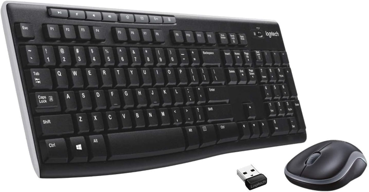 Logitech MK270 Keyboard and Mouse Combo — Black