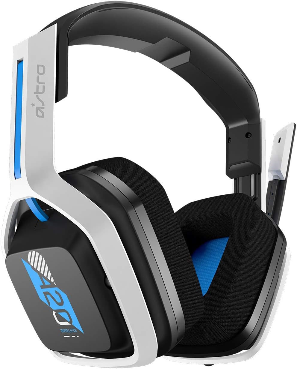 Logitech G ASTRO A20 Gen 2 Gaming Headset — PlayStation / PC — White/Blue