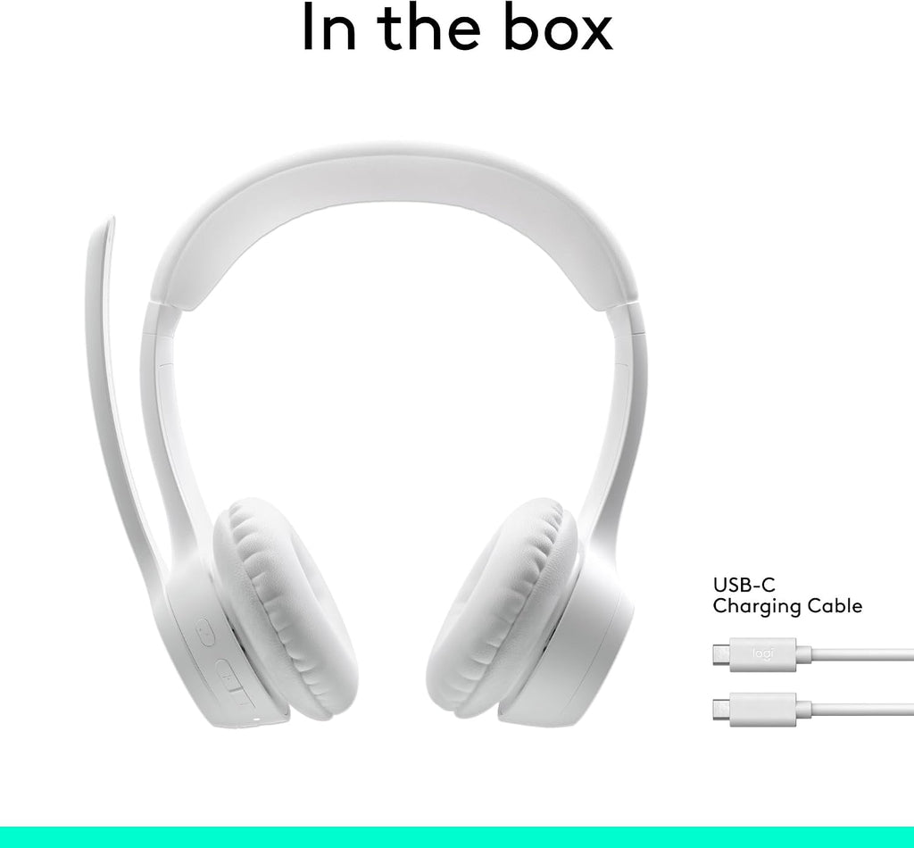Logitech Zone 300 Headset — Off White