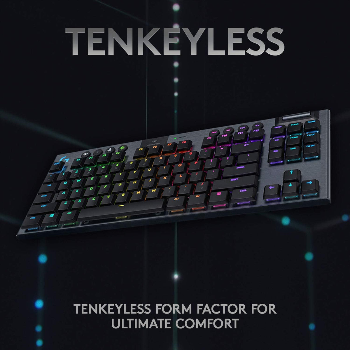 Logitech G915 TKL Wireless Gaming Keyboard — Black
