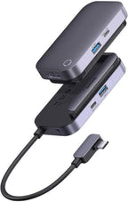 Baseus PadJoy 4-Port Type-C HUB Adapter Dark gray — Dark Grey