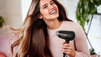 Philips Dryer Compact BHC010/13 — 1200W — DC Motor dryer — ThermoProtect and CoolShot features — Foldable handle — 3 speed settings — Black
