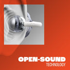 JBL Soundgear Clips Open-Ear Headphones — Ghost Black