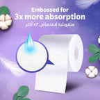 Kleenex Extra Dry ToiletTissue Paper, 3 PLY, 80 Rolls x 140 Sheets, Embossed Bathroom Tissue with Superior Absorbency — additional view 4
