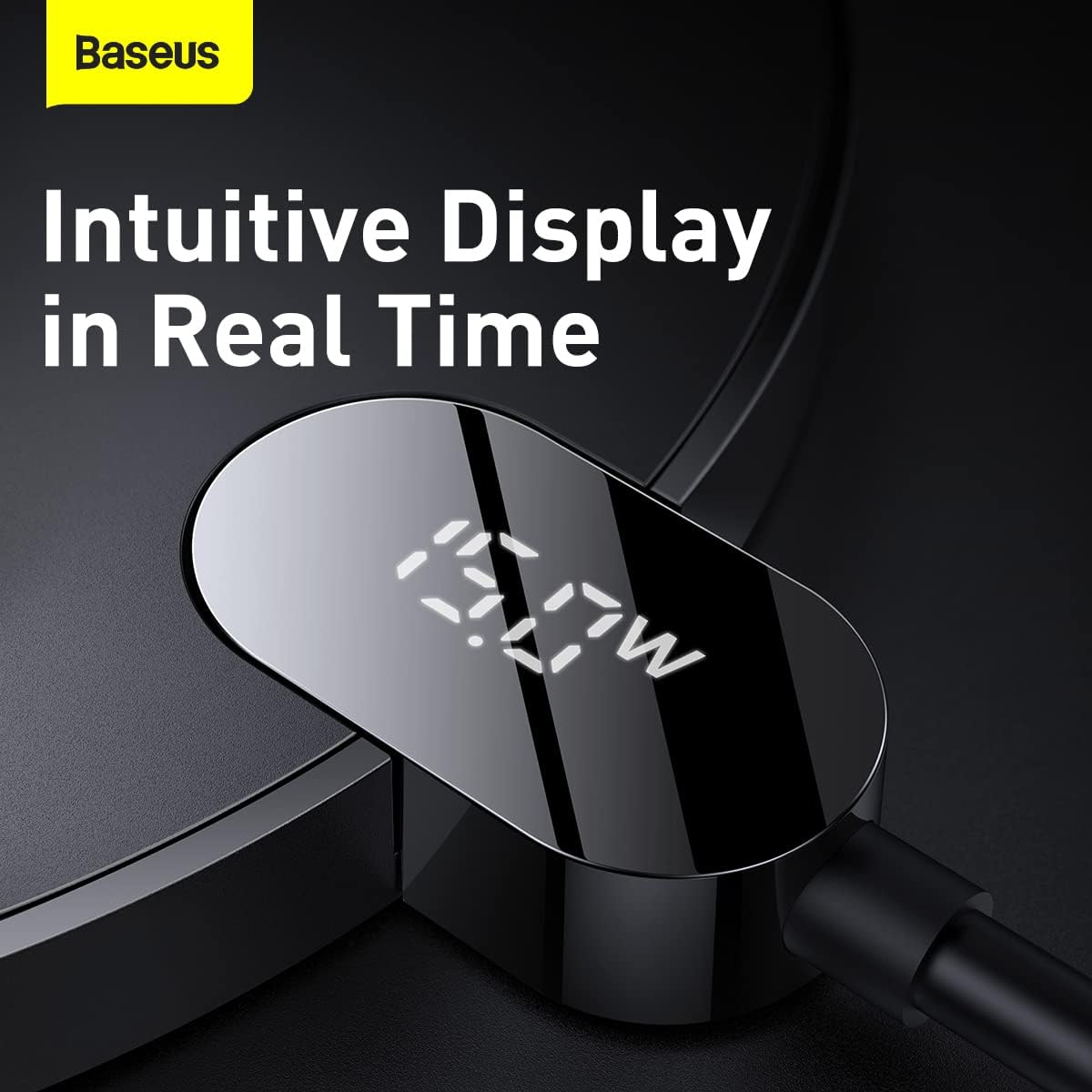 Baseus 15W Qi Digital LED Display Gen 2 Wireless Charger