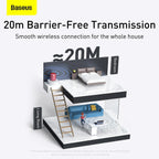 Baseus ZJBA000001 Mini USB Bluetooth V5.0 Wireless Adapter Black — Black