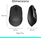 Logitech MK345 Keyboard and Mouse Combo — Black